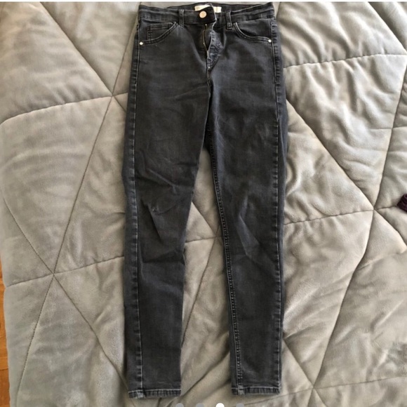 Greyish black topshop Jamie jeans (28) - Picture 2 of 4